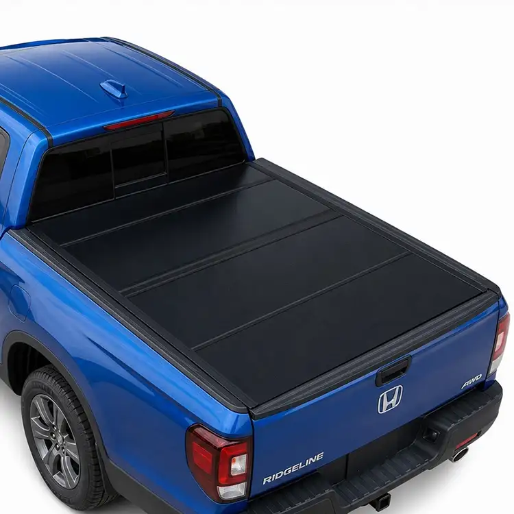 Honda Ridgeline용 로우 프로파일 하드 4중 접이식 토너 커버